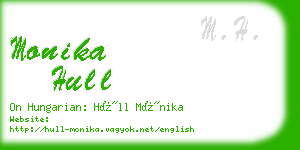 monika hull business card